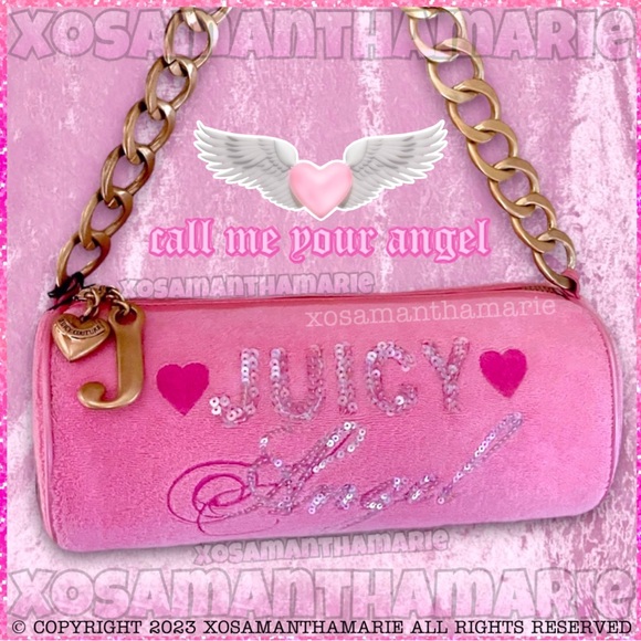 Juicy Couture Pink Angel Barrel Bag - Picture 4 of 16